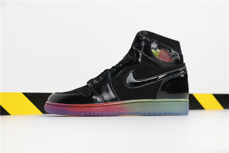 rainbow air jordan 1