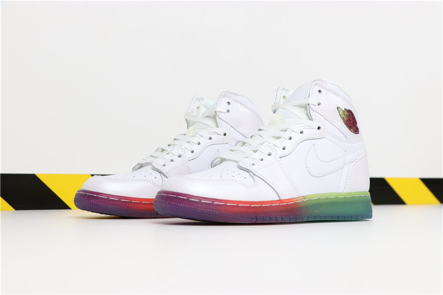 jordan 1 white rainbow