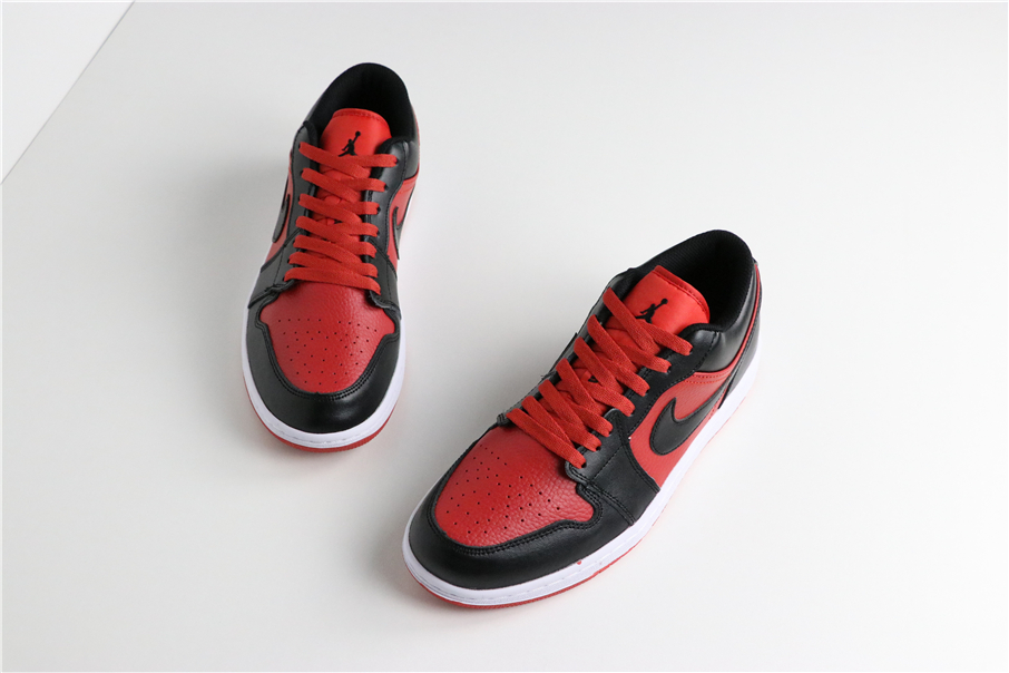 Air Jordan 1 Low Banned Black Red 553558-610 – Men Air Shoes