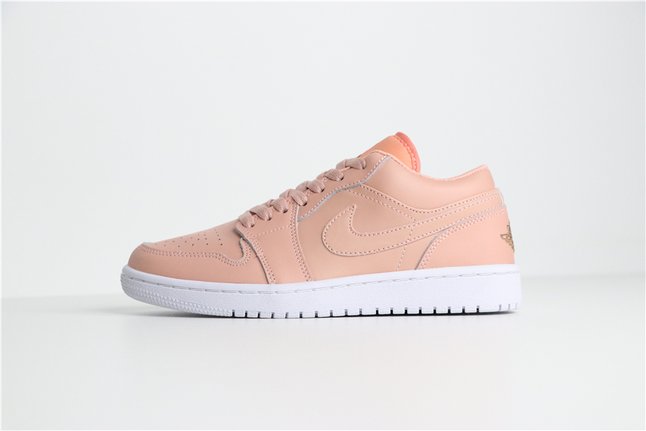 Air Jordan 1 Low Pink White 615 Men Air Shoes