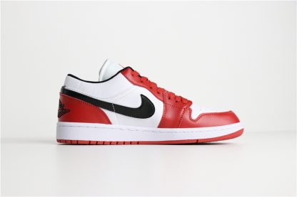 Air Jordan 1 Low Red White Red 553558 