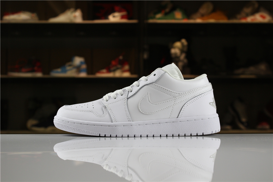 air jordan 1 triple white low