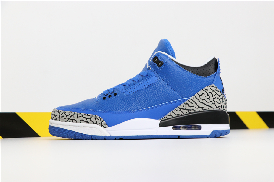 all blue jordan 3