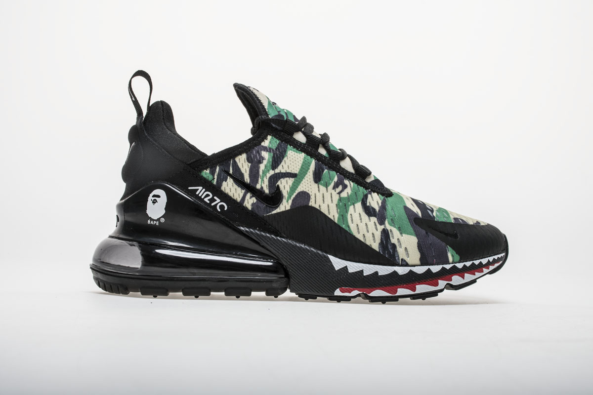 Bape x Nike Air Max 270 Shoes – Men Air Shoes