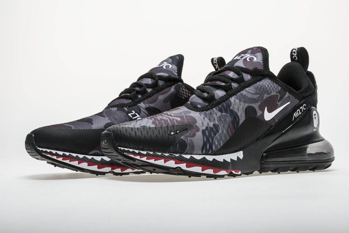 Bape x Nike Air Max 270 Grey AH6799-012 