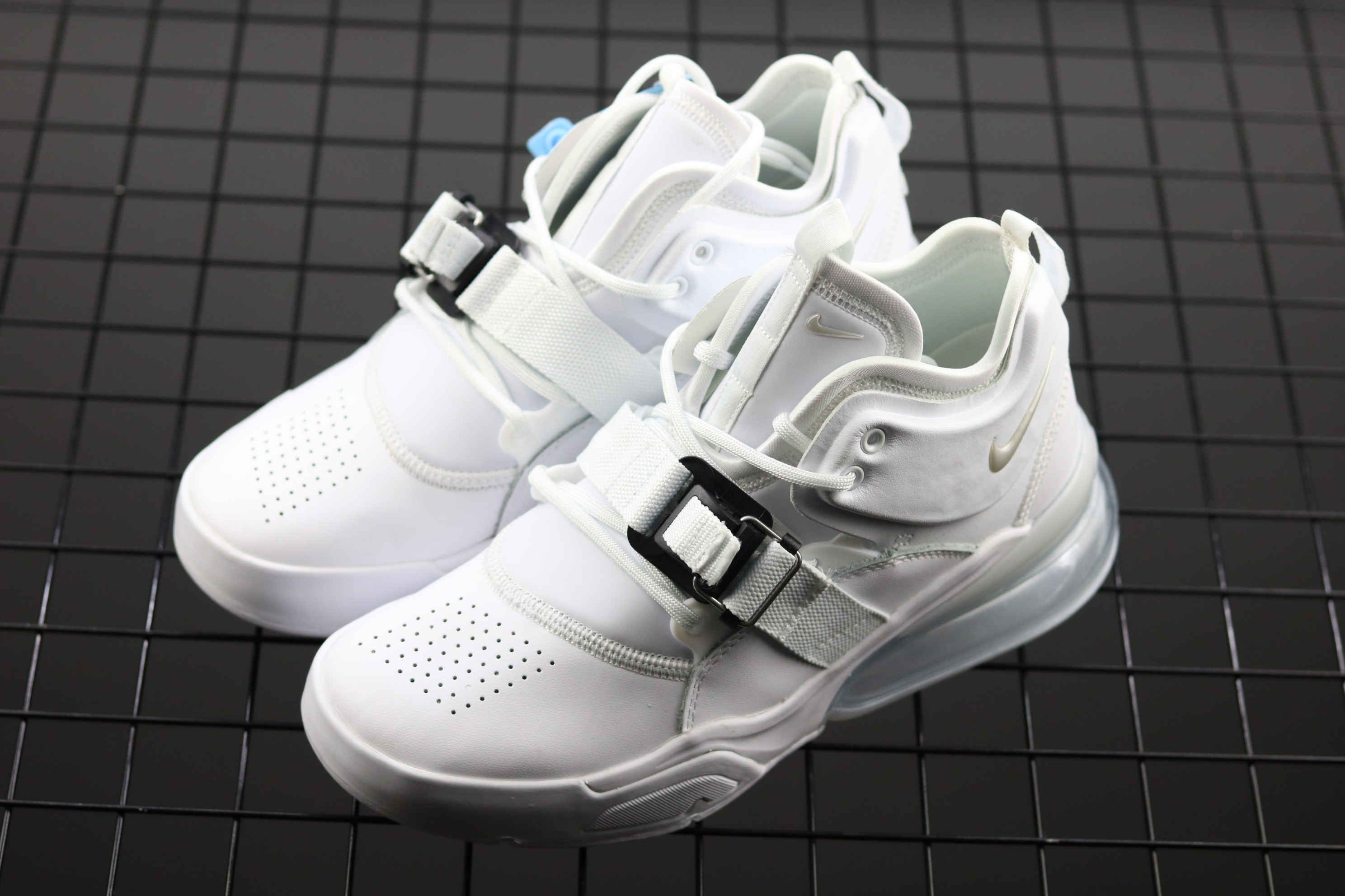 Nike Air Force 270 Triple White Shoes 