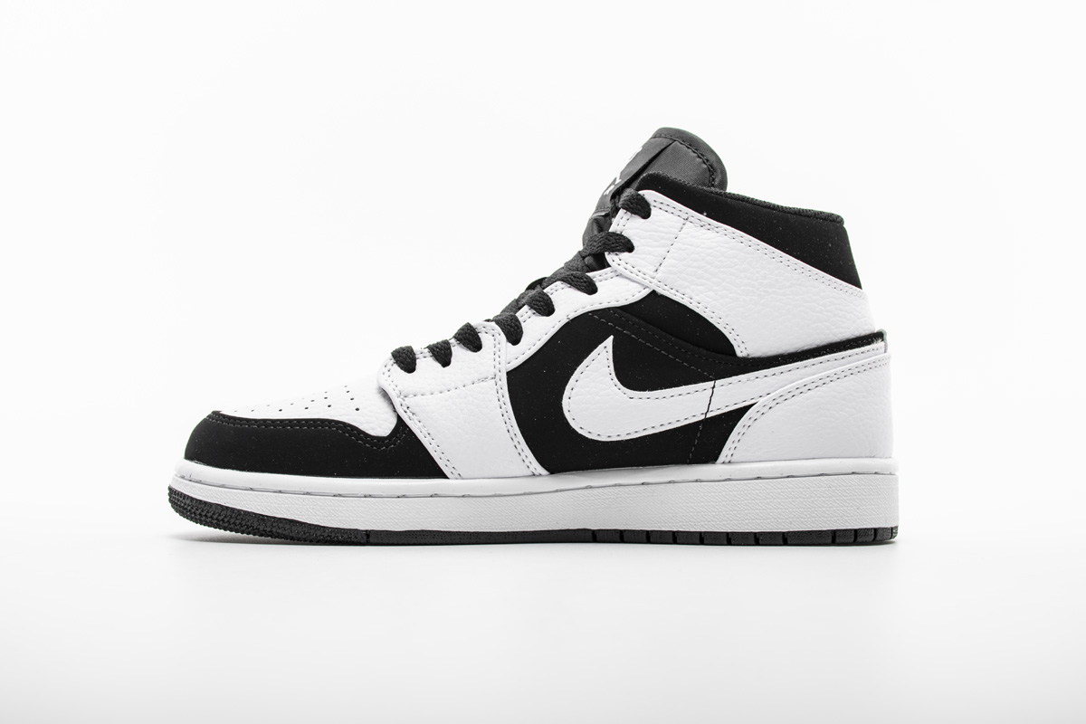 Air Jordan 1 Mid Black White 554724-113 – Men Air Shoes