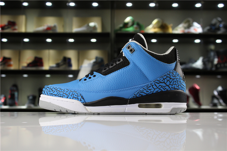 retro 3 powder blue