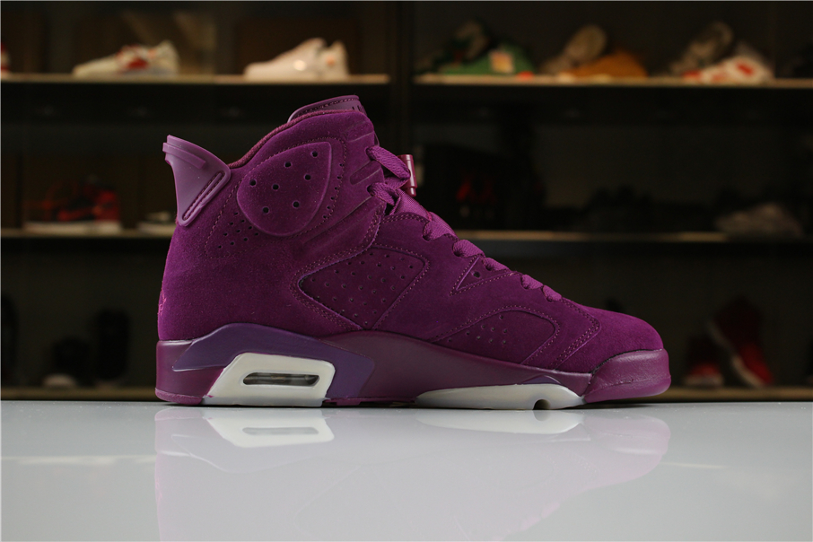 purple jordans 6