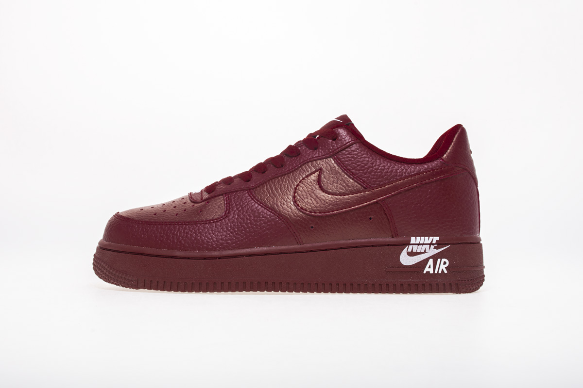 nike air force 1 red leather