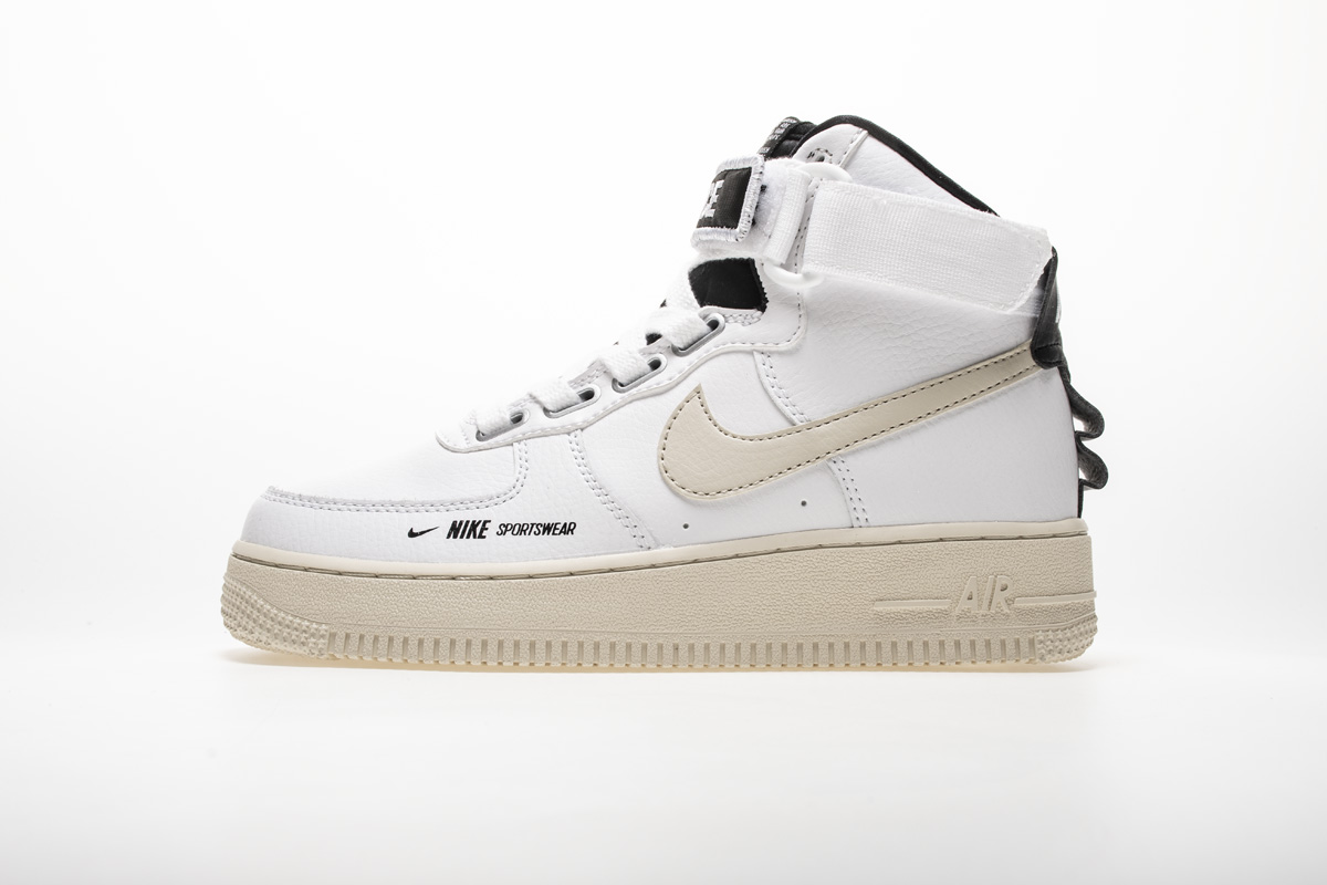 Nike Air Force 1 High Utility Cream White Grey Sneakers AJ7311-100 ...