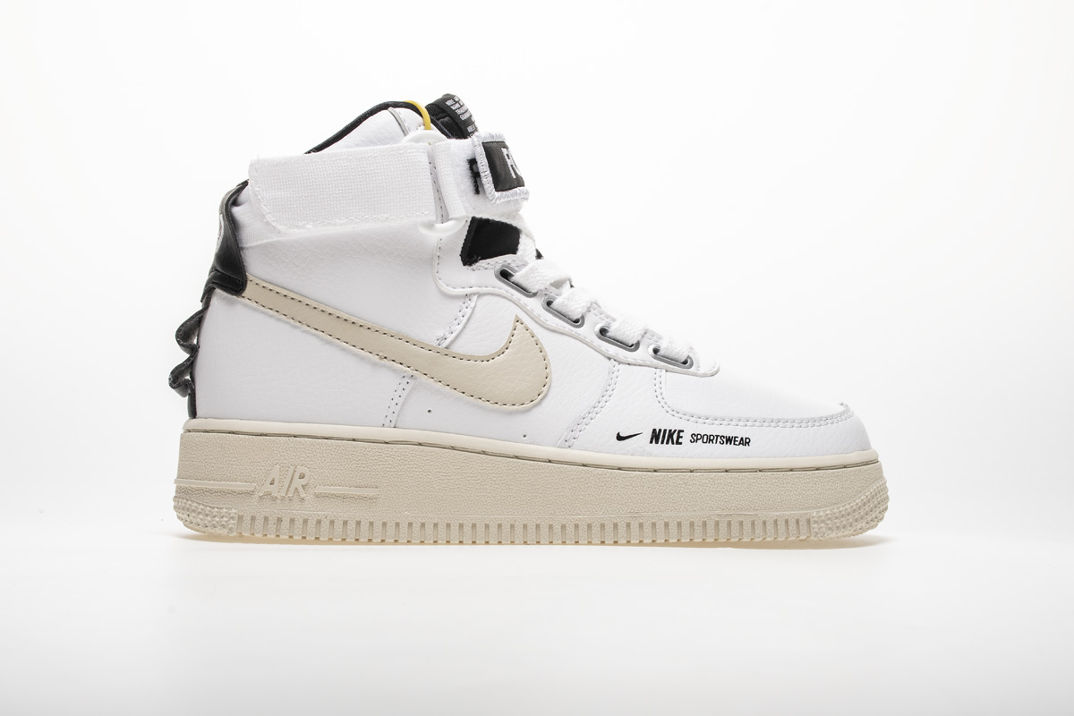 Nike Air Force 1 High Utility Cream White Grey Sneakers AJ7311-100 ...