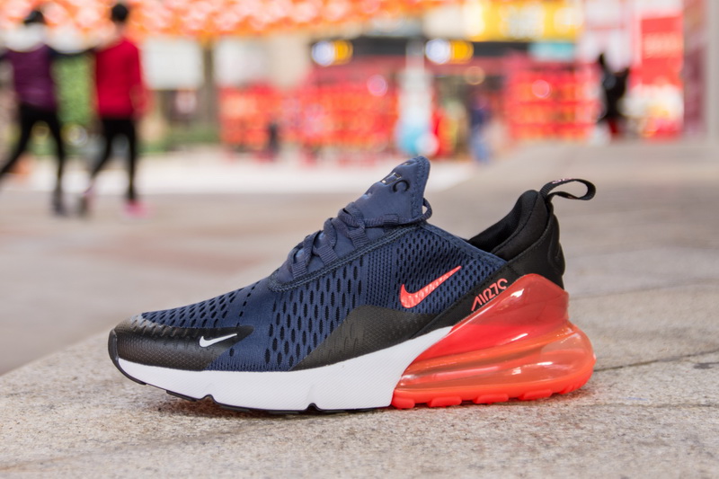 Nike Air Max 270 Blue Red Ah8050 401 Men Air Shoes