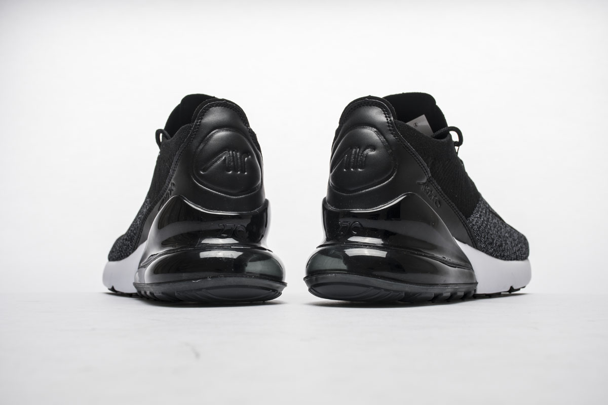 Casa de la carretera Inesperado célula Nike Air Max 270 Flyknit Oreo Black White AO1023-001 – Men Air Shoes