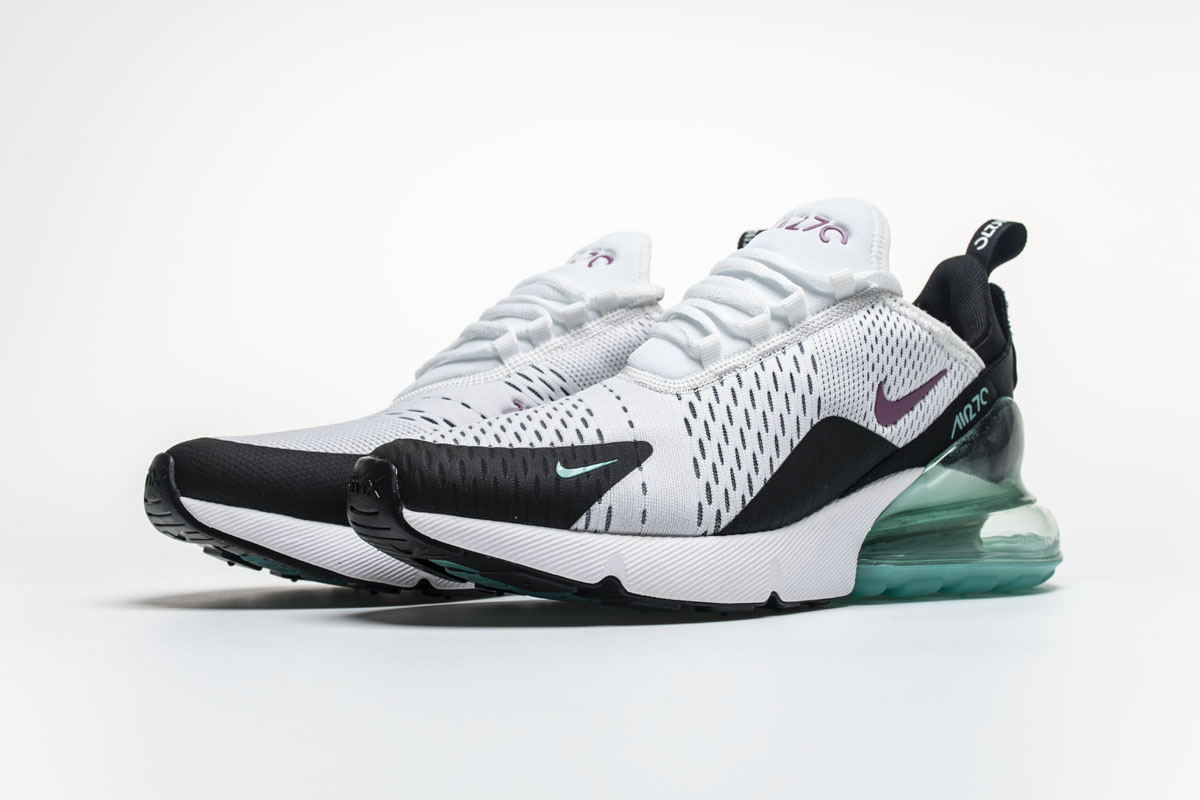 nike air max 270 green and purple