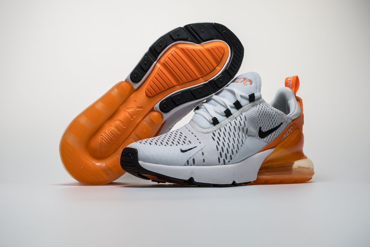 air max 270 white orange blue