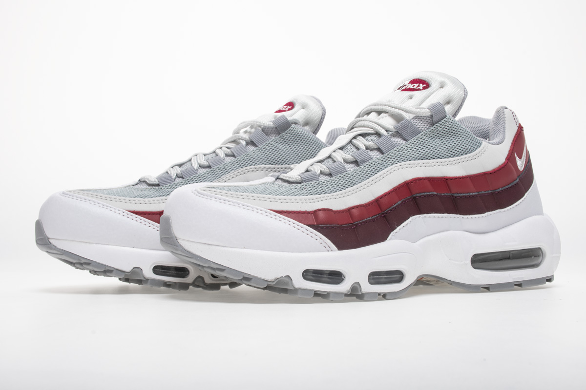 air max 95 essential white red