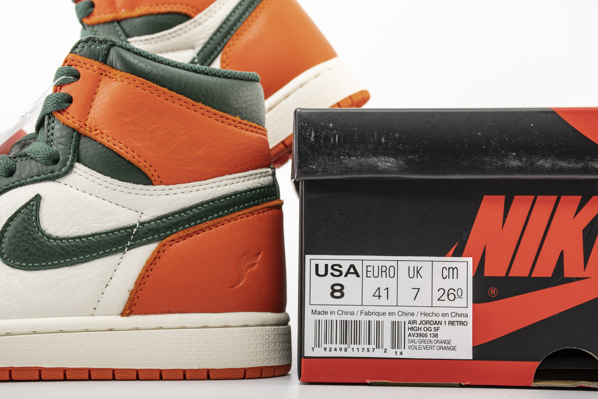 sail team orange jordan 1