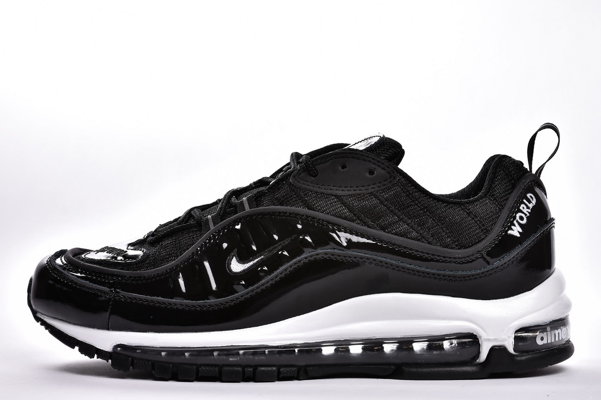 Supreme x Nike Air Max 98 Black White 