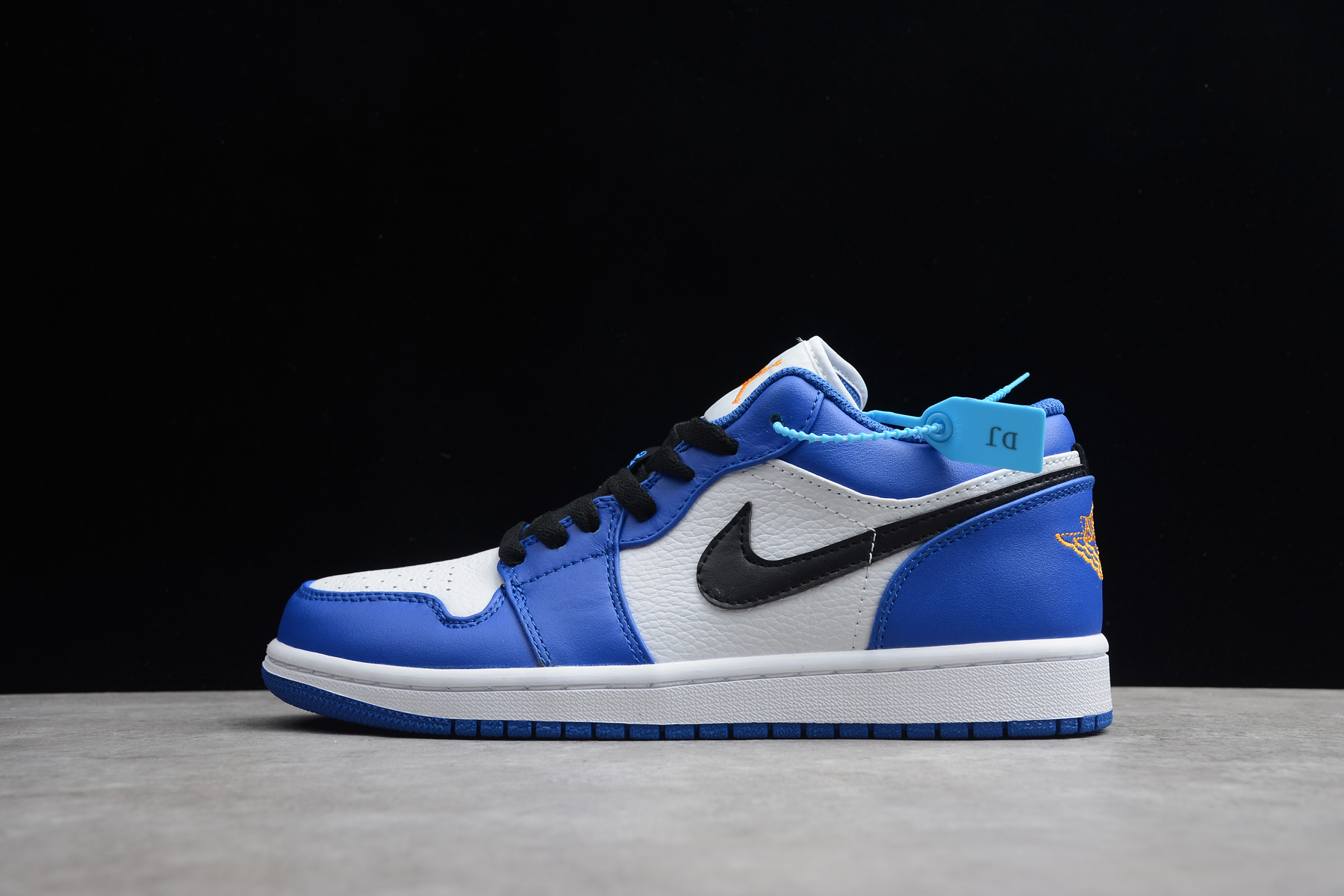 Air Jordan 1 Low Hyper Royal Orange 