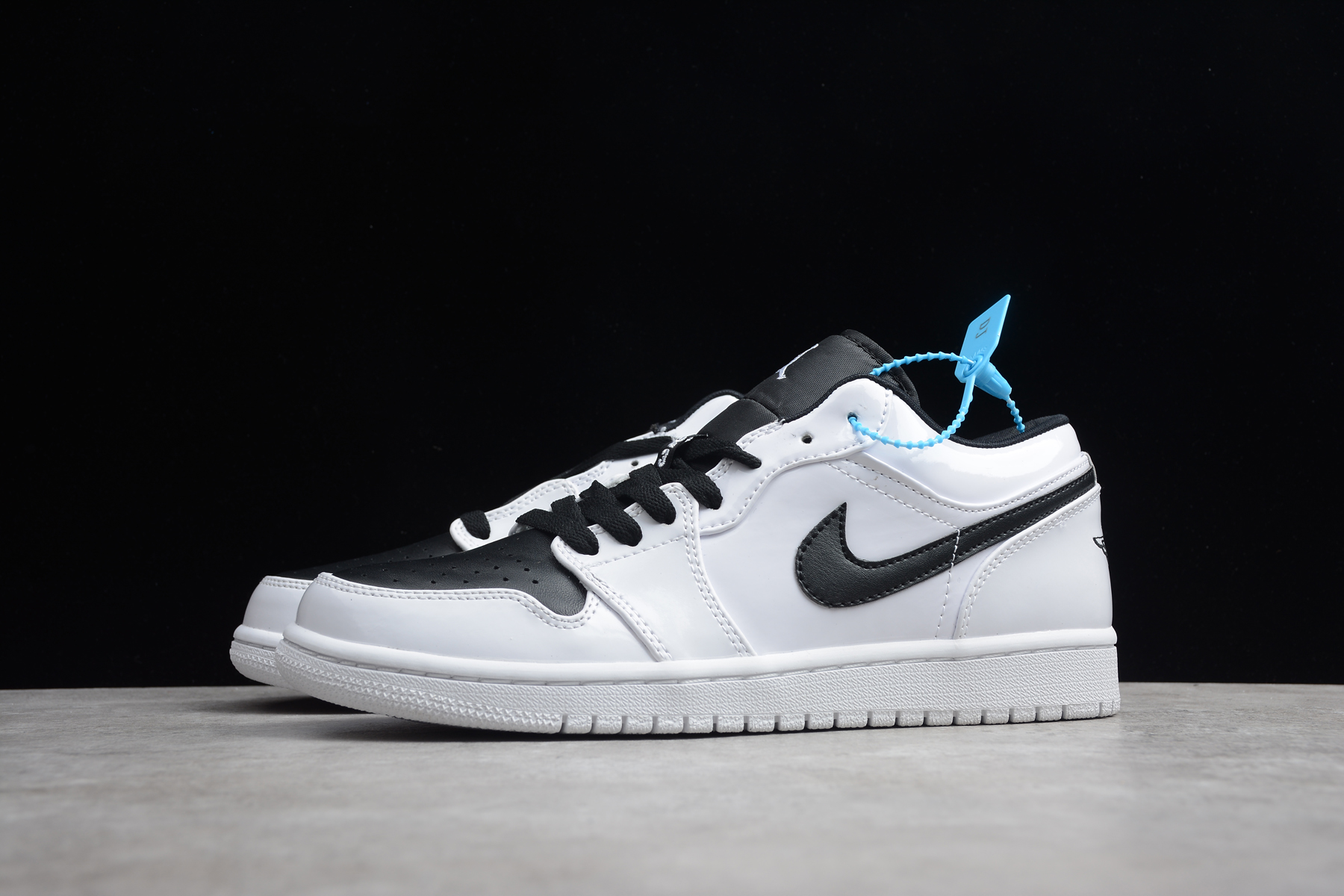 Air Jordan 1 Low White Black 103 Men Air Shoes