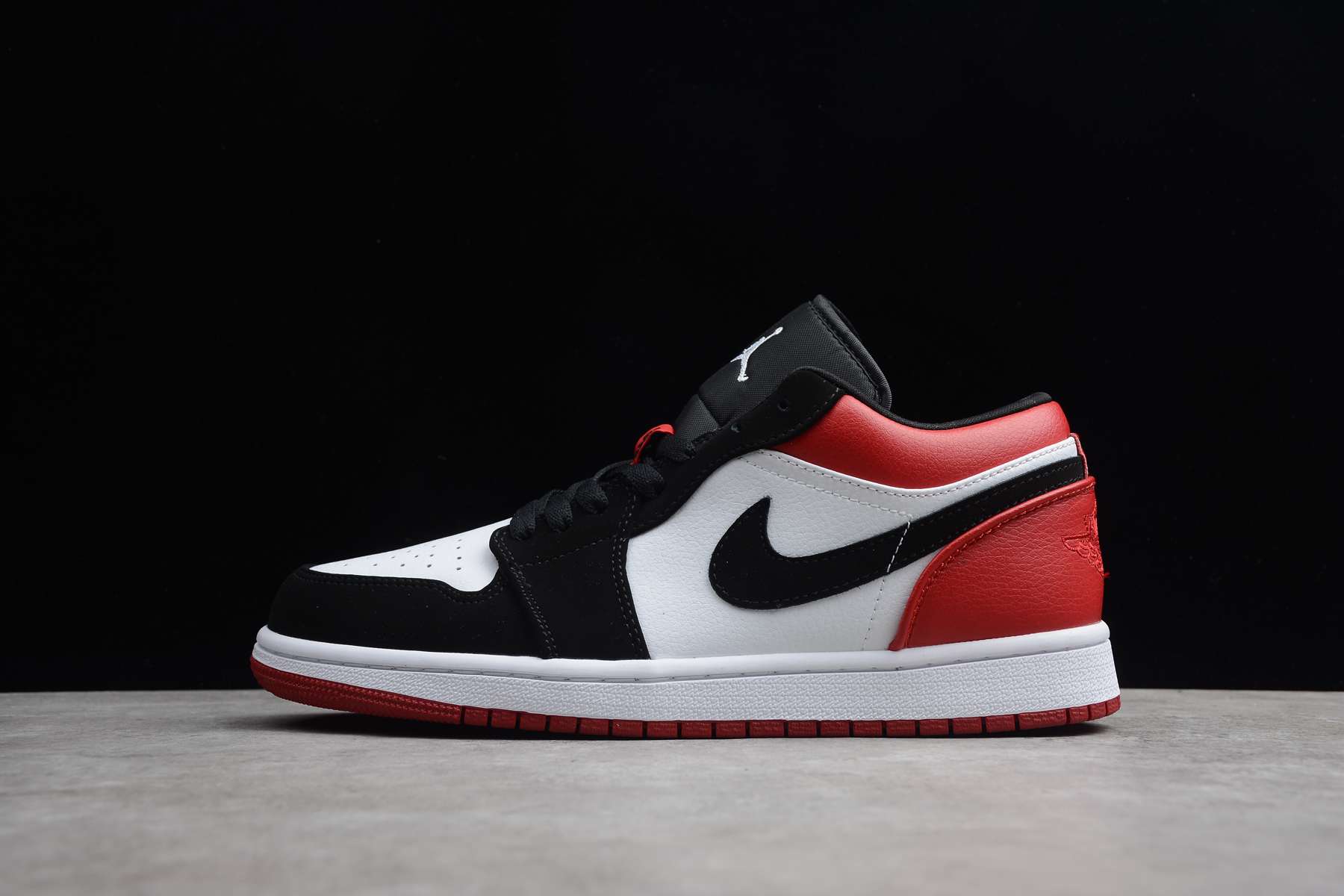 Air Jordan 1 Low White Black Gym Red 553558-116 – Men Air Shoes