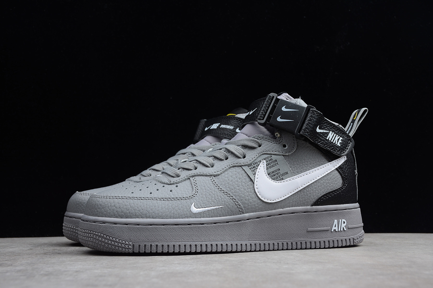 Nike Air Force 1 07 Mid LV8 'Wolf Grey' 804609-006 - KICKS CREW