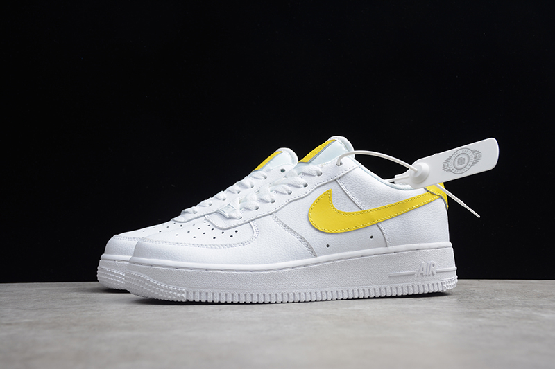 Nike Air Force 1 White Yellow JD1070-48 – Men Air Shoes