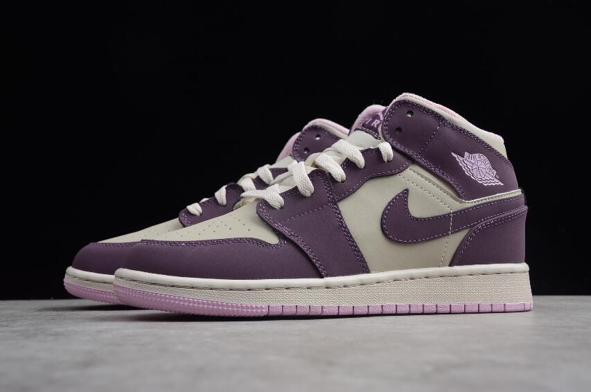 jordan 1 mid pro purple desert sand