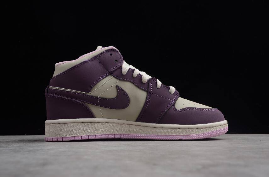 jordan 1 mid pro purple desert sand