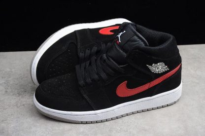 jordan 1 black red swoosh