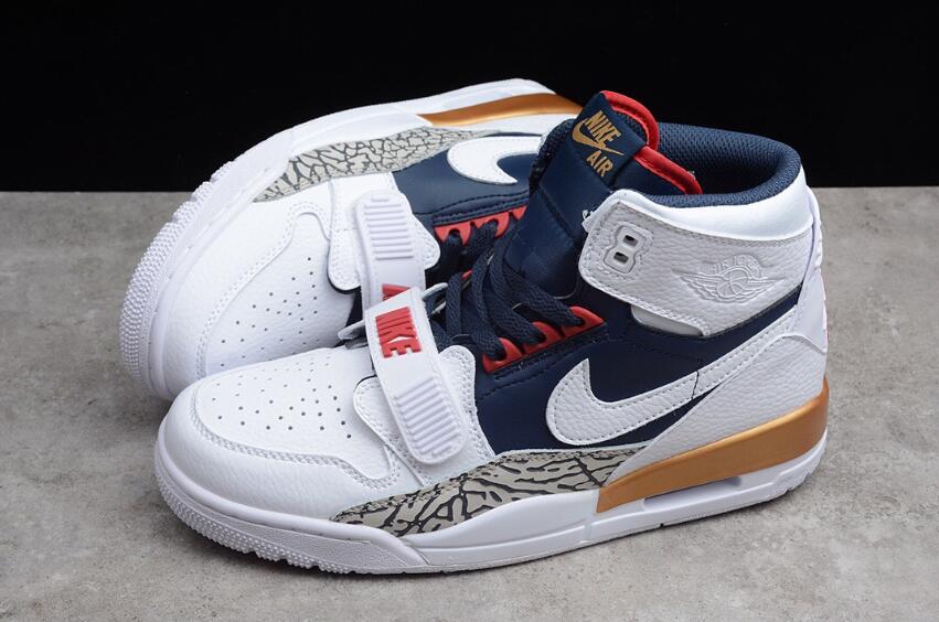 jordan legacy 312 white blue