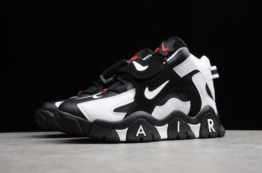 nike air barrage white and black