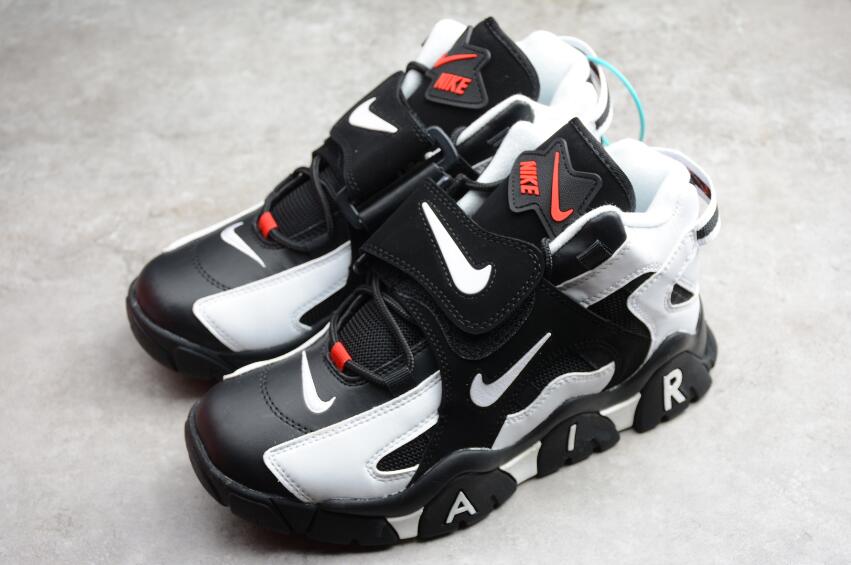 nike air barrage mid qs black