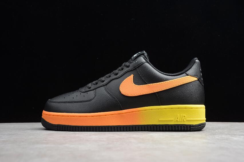 nike air force black yellow