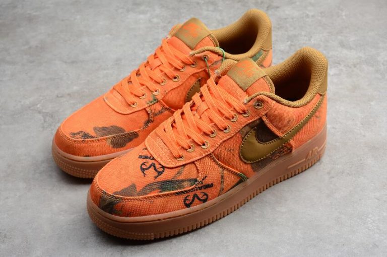 orange camo air force 1