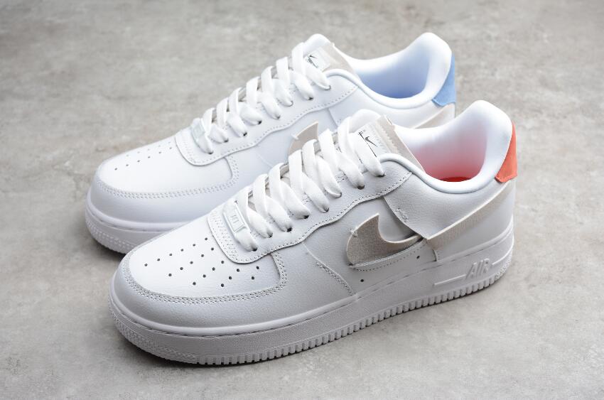 Nike Air Force 1 07 LX White Platinum Tint Game Royal 898889-103 – Men ...