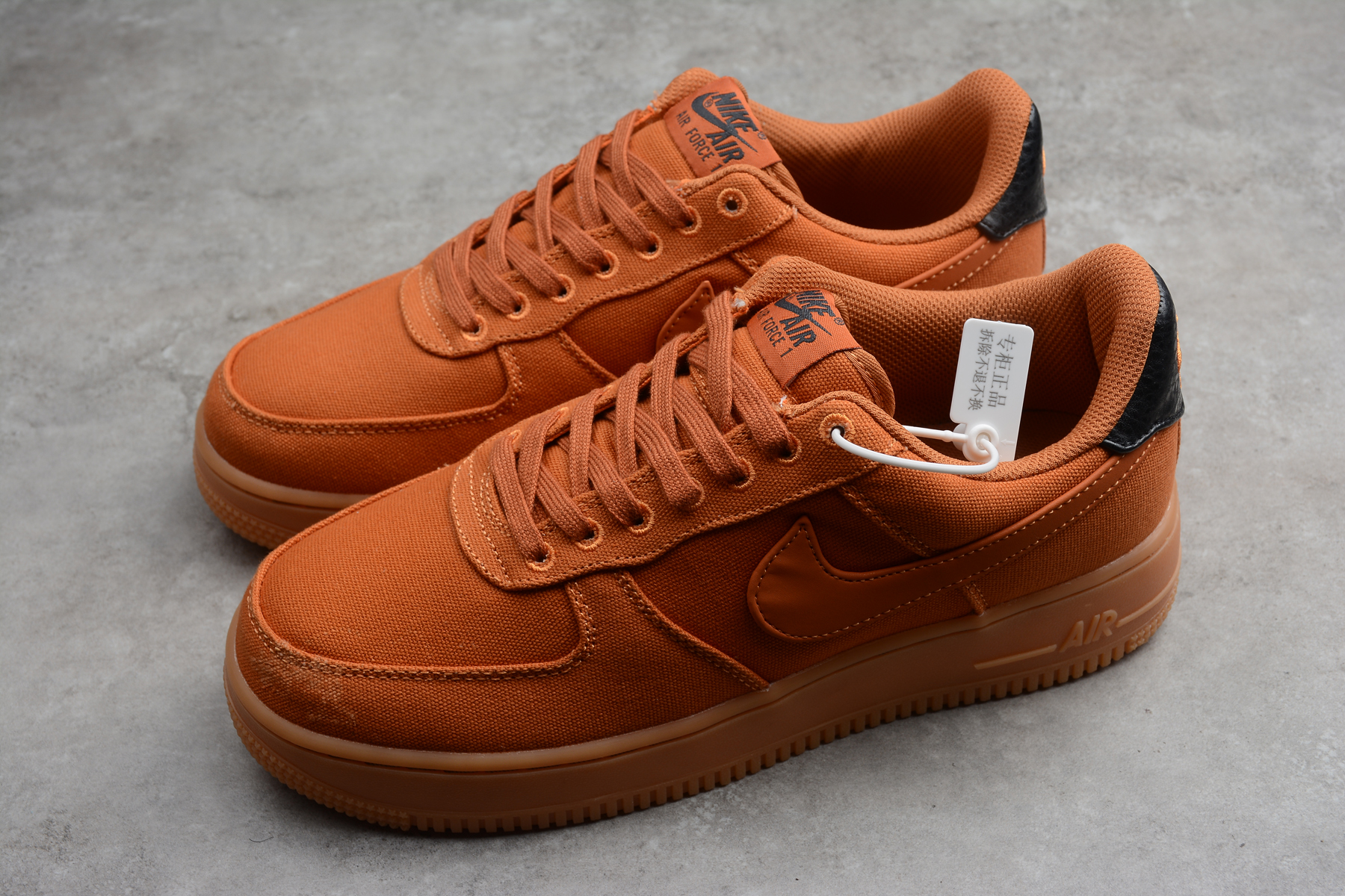 Nike Air Force 1 07 Style Monarch Gum Med Brown AQ0117-800 – Men Air Shoes