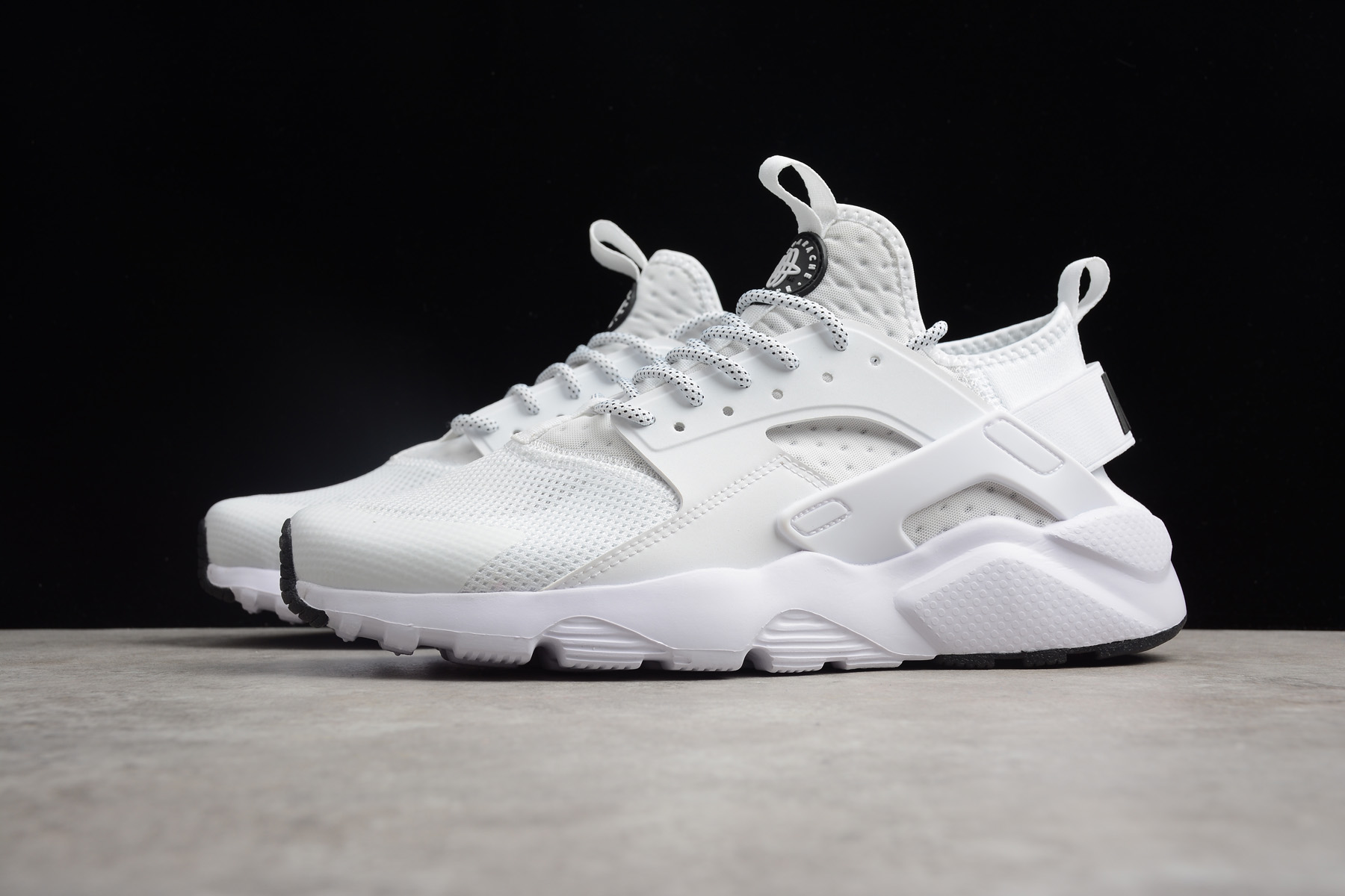 Nike Air Huarache Run Ultra White Black 