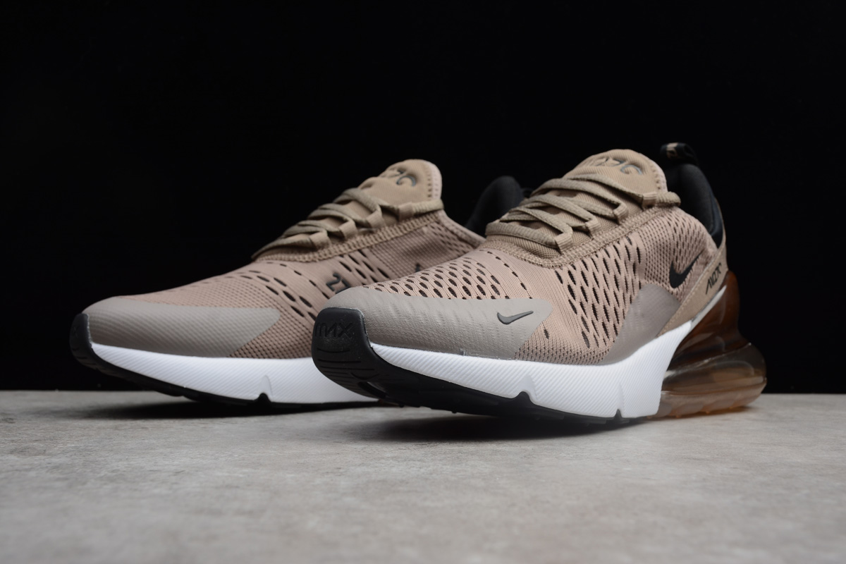 Nike Air Max 270 Sepia Stone Black White AH8050 200 Men Air Shoes