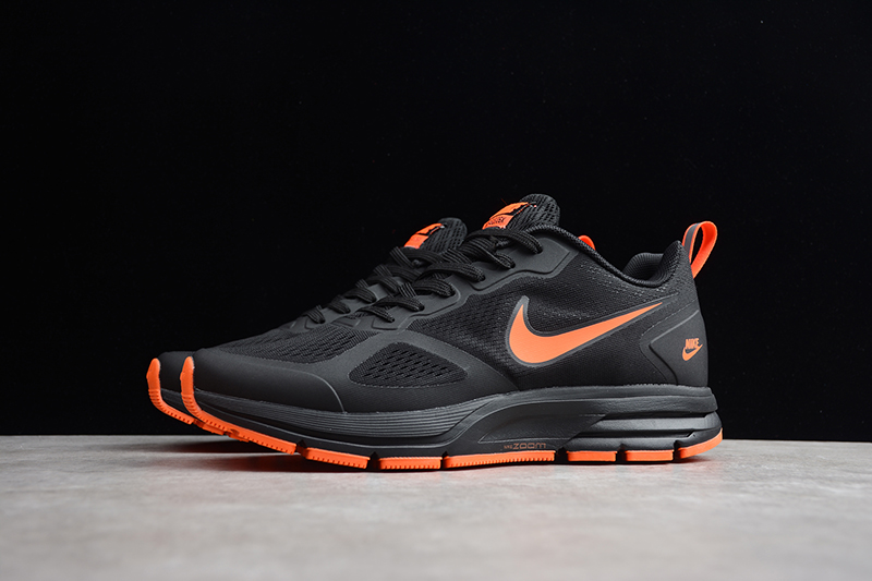 nike air black and orange