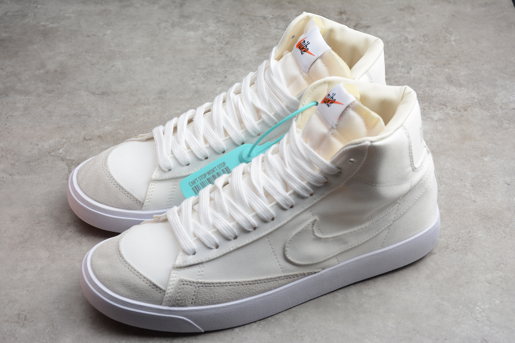 nike blazer sail white