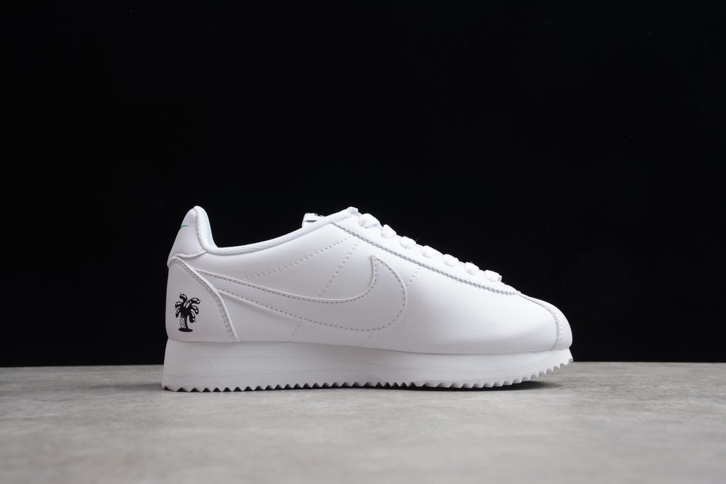 nike leather white cortez sneakers