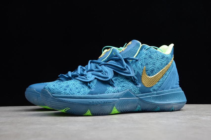 kyrie 5 blue and green