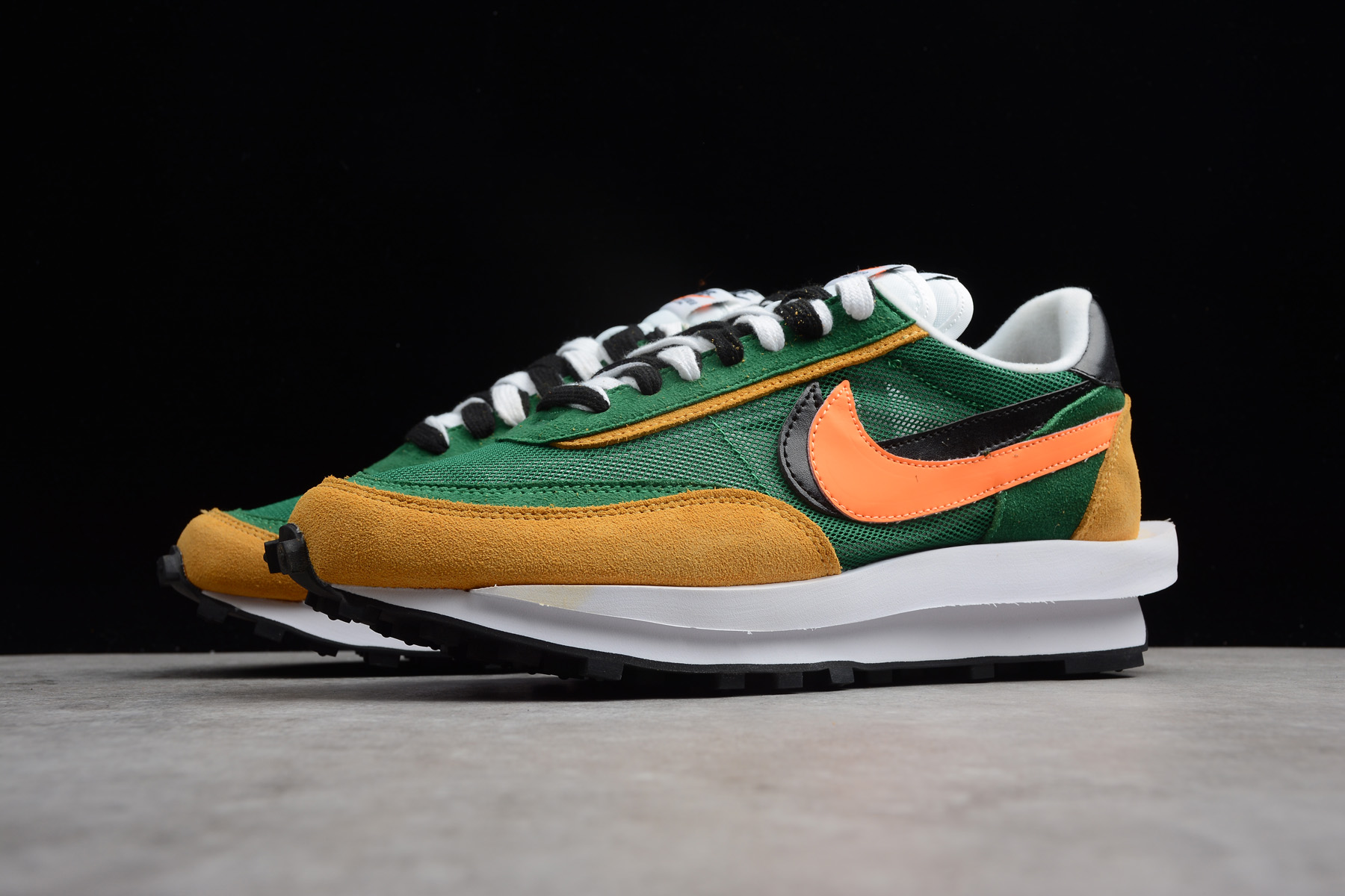 nike green yellow orange