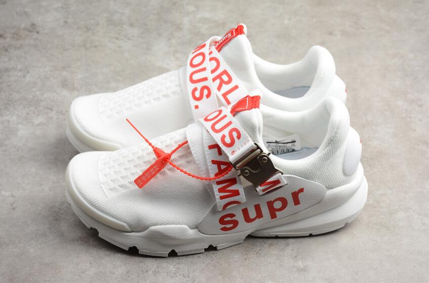 Supreme x Nike Sock Dart Cool Red White 