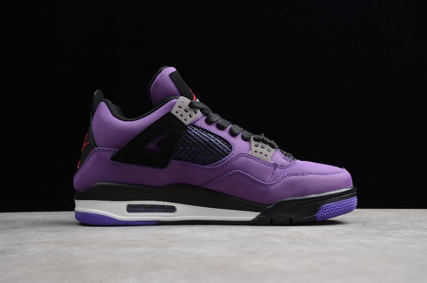 jordan 4 black purple