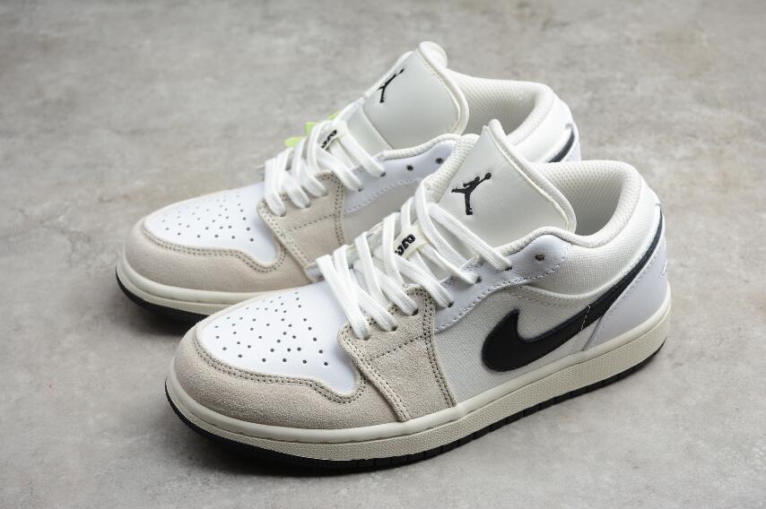 jordan 1 low white sail black