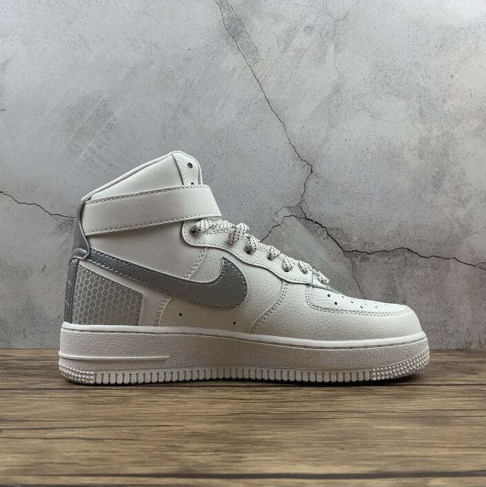 BUY 3M X Nike Air Force 1 High 07 LV8 Summit White Metallic Silver