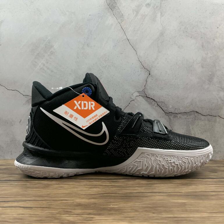 2021 Nike Kyrie 7 EP Black White Off Noir Chile Red CQ9327-002